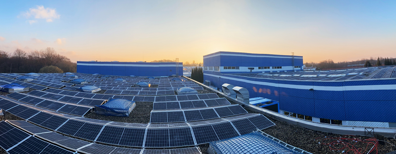 Photovoltaikanlage am Standort Burscheid